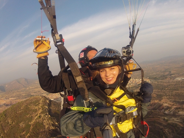 volando por los aires